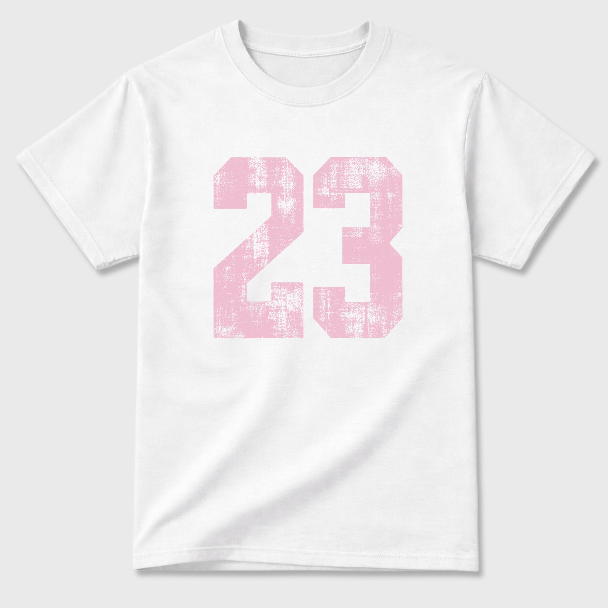 Sneaker match tees – Sneaker Tees To Match Air Jordan 4 Iced Carmine Shoes – No.23 Tee White 2