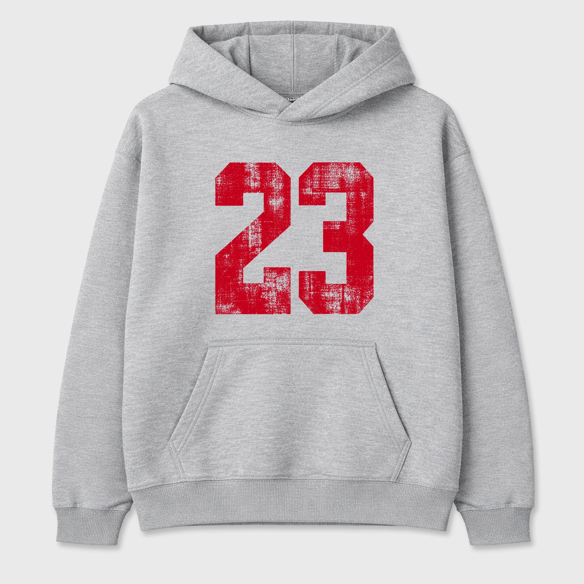 No.23 Graphic T-Shirt sneaker match tee designed for the Air Jordan 4 Toro Bravo, featuring coordinated color options for a perfect streetwear match. Heather Grey 2 shirt.