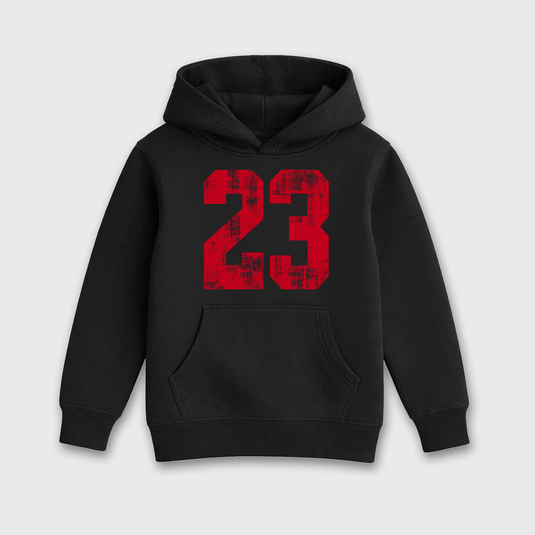 No.23 affordable baby and kids t-shirt designed to match the Air Jordan 4 Toro Bravo, featuring coordinated Black 2 options for the perfect little sneakerhead streetwear look.