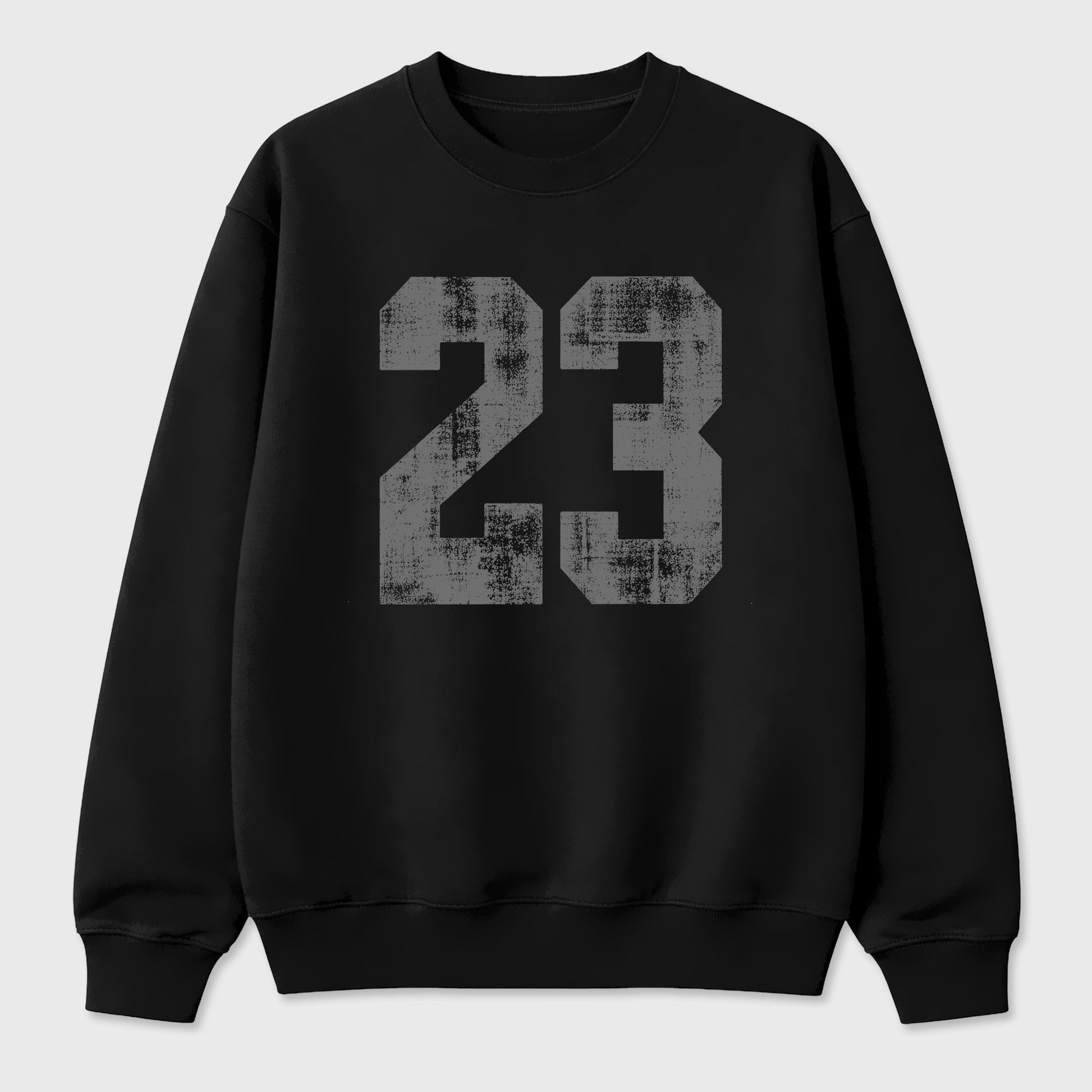 Sneaker match tees – Sneaker Tees To Match Air Jordan 5 Wolf Grey Shoes – No.23 Tee Black 2