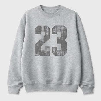 Sneaker match tees – Sneaker Tees To Match Air Jordan 5 Wolf Grey Shoes – No.23 Tee Heather Grey 2