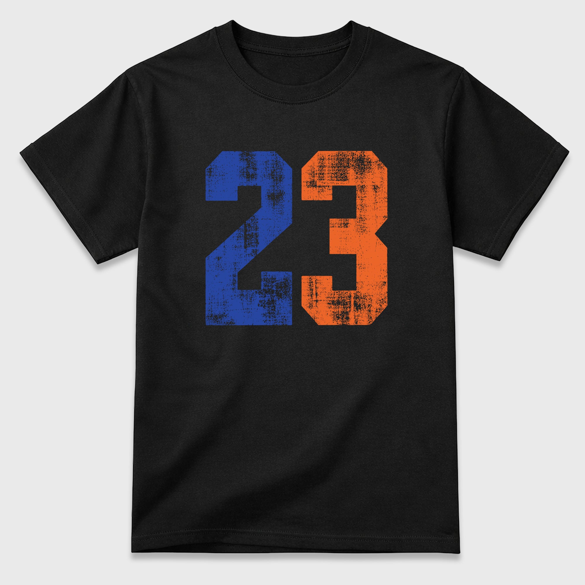 No.23 Graphic T-Shirt featuring original streetwear artwork designed to match the Air Jordan 8 Knicks. Black 2 Graphic T-Shirt.