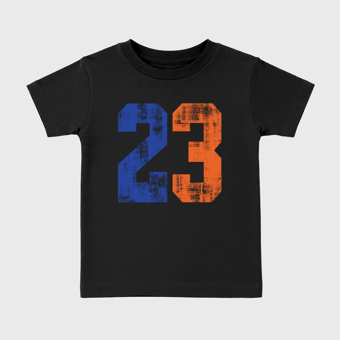 No.23 Baby & Kids Graphic T-Shirt featuring original artwork designed to match the Air Jordan 8 Knicks. Black 2 Kids Graphic Tee.