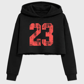 Sneaker match tees – Sneaker Tees To Match Air Max 90 Infrared Shoes – No.23 Crop T-Shirt Black 2