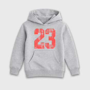 Sneaker match tees – Sneaker Tees To Match Air Max 90 Infrared Shoes – No.23 Kids T-Shirt Heather Grey 2