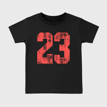 Sneaker match tees – Sneaker Tees To Match Air Max 90 Infrared Shoes – No.23 Kids T-Shirt Black 2