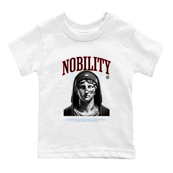 5s Black Metallic Reimagined shirts to match jordans Nobility best t shirts to wear with jordans AJ5 Retro OG Reimagined match shoes to clothes SNRT Sneaker Tees Youth Baby White 2 tee
