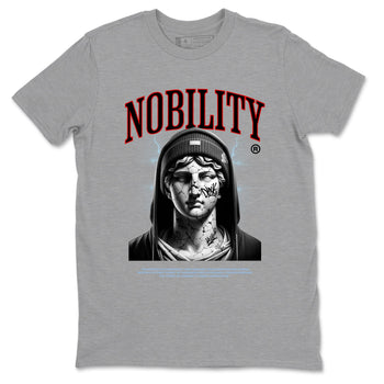 5s Black Metallic Reimagined shirts to match jordans Nobility best t shirts to wear with jordans AJ5 Retro OG Reimagined match shoes to clothes SNRT Sneaker Tees unisex cotton Heather Grey 2 shirts