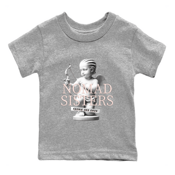 Air Jordan 11 Retro Legend Pink shirts to match jordans Nomad Sisters sneaker match tees Air Jordan 11 Legend Pink SNRT Sneaker Tees streetwear brand Baby and Youth Heather Grey 2 cotton tee
