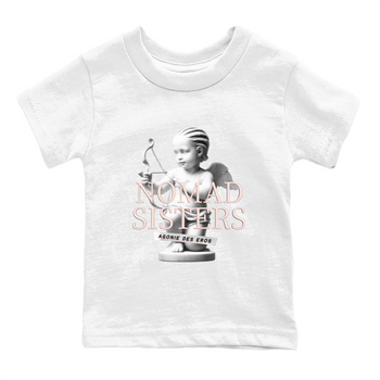 Air Jordan 11 Retro Legend Pink shirts to match jordans Nomad Sisters sneaker match tees Air Jordan 11 Legend Pink SNRT Sneaker Tees streetwear brand Baby and Youth White 2 cotton tee