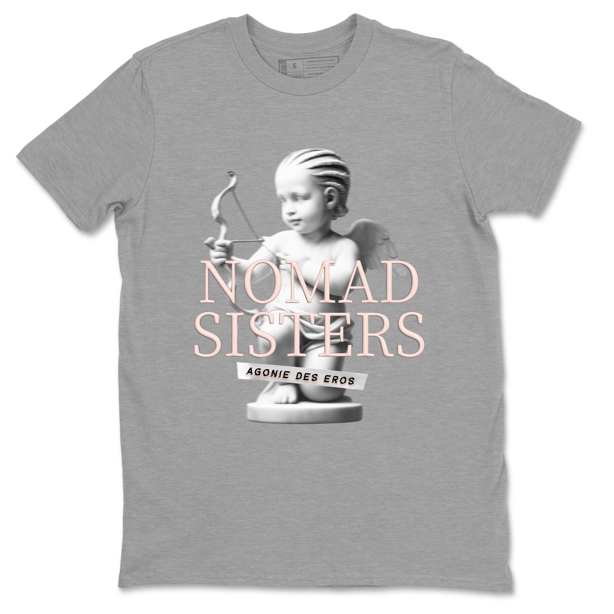 Air Jordan 11 Retro Legend Pink shirts to match jordans Nomad Sisters sneaker match tees Air Jordan 11 Legend Pink SNRT Sneaker Tees streetwear brand Heather Grey 2 unisex cotton tee