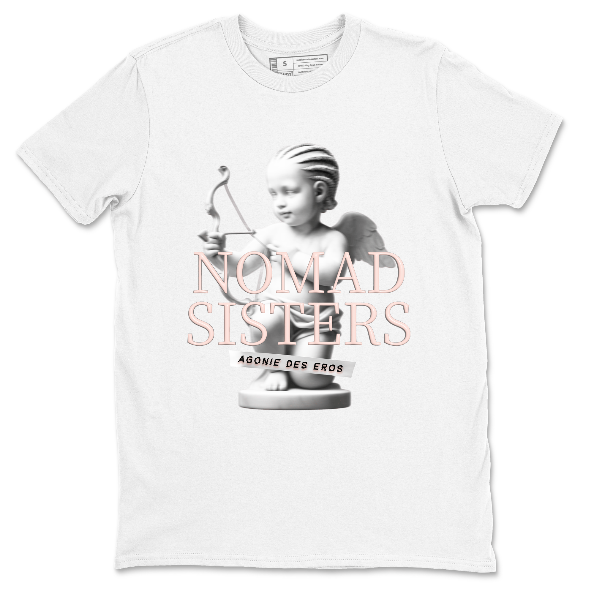 Air Jordan 11 Retro Legend Pink shirts to match jordans Nomad Sisters sneaker match tees Air Jordan 11 Legend Pink SNRT Sneaker Tees streetwear brand White 2 unisex cotton tee