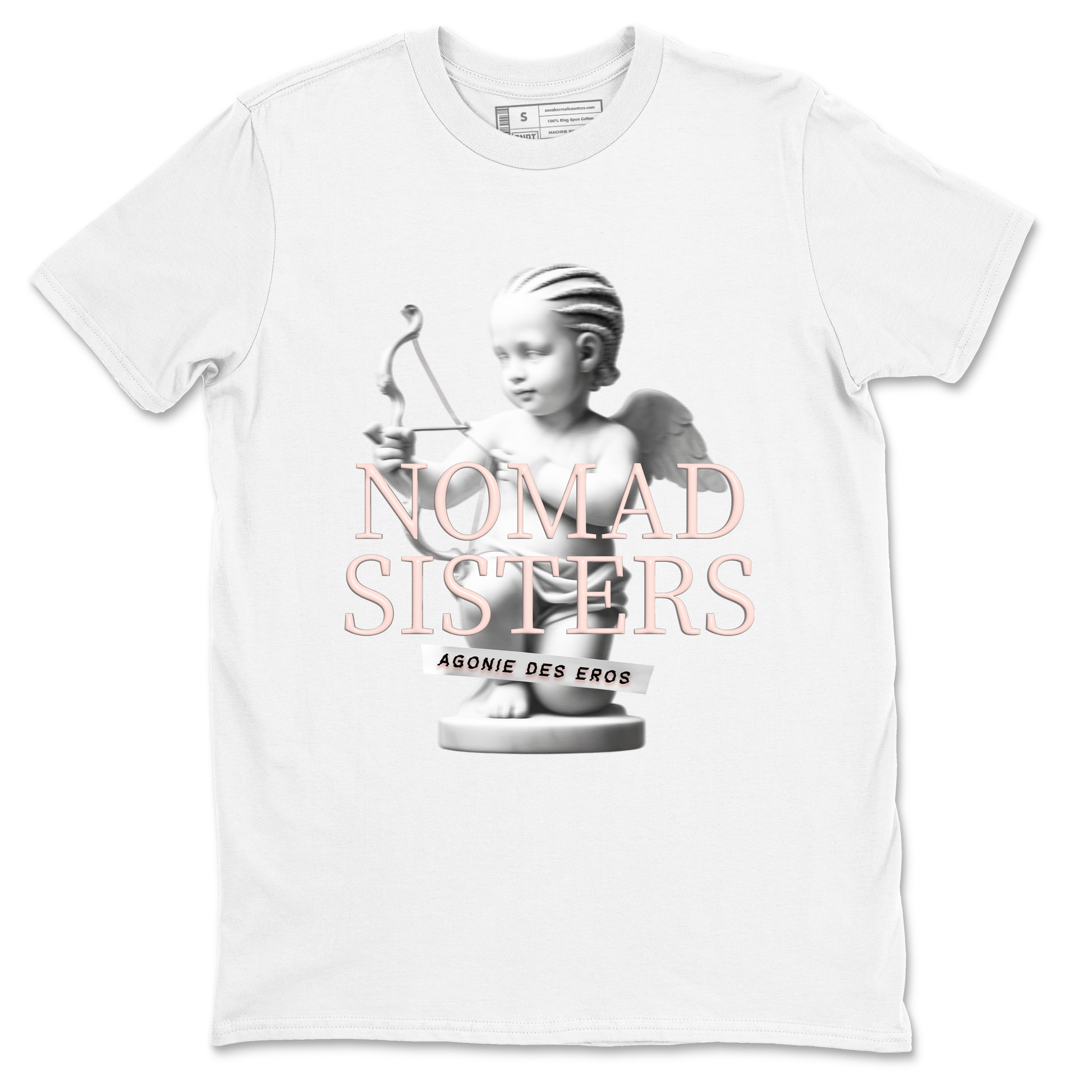 Air Jordan 11 Retro Legend Pink shirts to match jordans Nomad Sisters sneaker match tees Air Jordan 11 Legend Pink SNRT Sneaker Tees streetwear brand White 2 unisex cotton tee