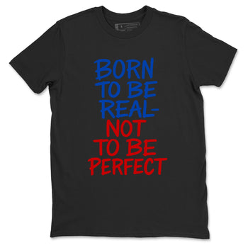Not Perfect sneaker match t-shirt styled to complete your fit with the Air Jordan 4 Rare Air sneakers, shown in Black 2.