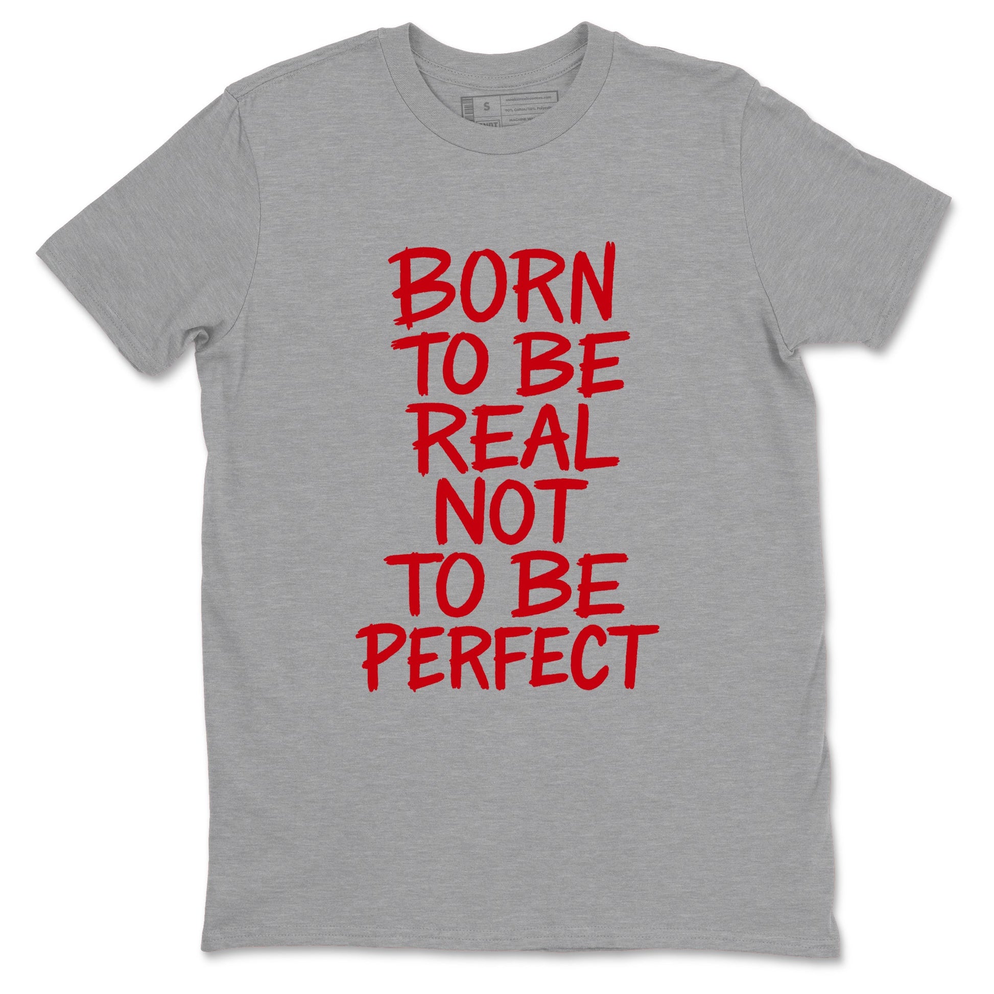 5s Fire Red Sneaker match tees – Sneaker Tees To Match Jordan 5 Retro Fire Red Sneakers – Not Perfect Graphic Tee Heather Grey 2