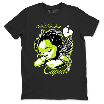 Foams One Black Volt shirts to match jordans Not Today Cupid sneaker match tees Air Foamposite One Black and Volt match shoes to clothes SNRT Sneaker Tees unisex cotton Black 2 shirts