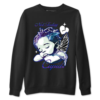 Foams One Galaxy shirts to match jordans Not Today Cupid sneaker match tees Air Foamposite One Galaxy match shoes to clothes SNRT Sneaker Tees unisex cotton Black 2 shirts