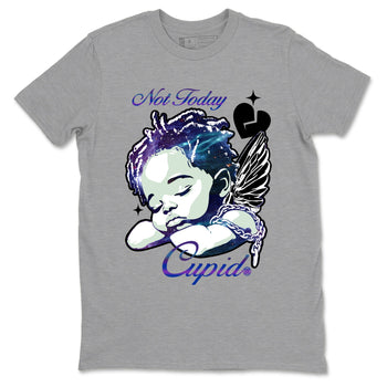 Foams One Galaxy shirts to match jordans Not Today Cupid sneaker match tees Air Foamposite One Galaxy match shoes to clothes SNRT Sneaker Tees unisex cotton Heather Grey 2 shirts