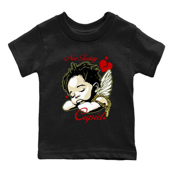 Air Jordan 1 x Travis Scott Medium Olive shirts to match jordans Not Today Cupid sneaker match tees Air Jordan 1 Travis Scott Medium Olive best t shirts to wear with jordans SNRT Sneaker Tees Youth Baby Black 2 tee