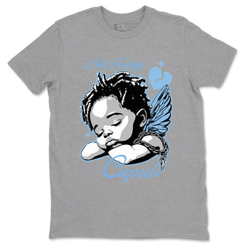 11s Retro Legend Blue shirts to match jordans Not Today Cupid sneaker match tees Air Jordan 11 Legend Blue best t shirts to wear with jordans SNRT Sneaker Tees unisex cotton Heather Grey 2 shirts