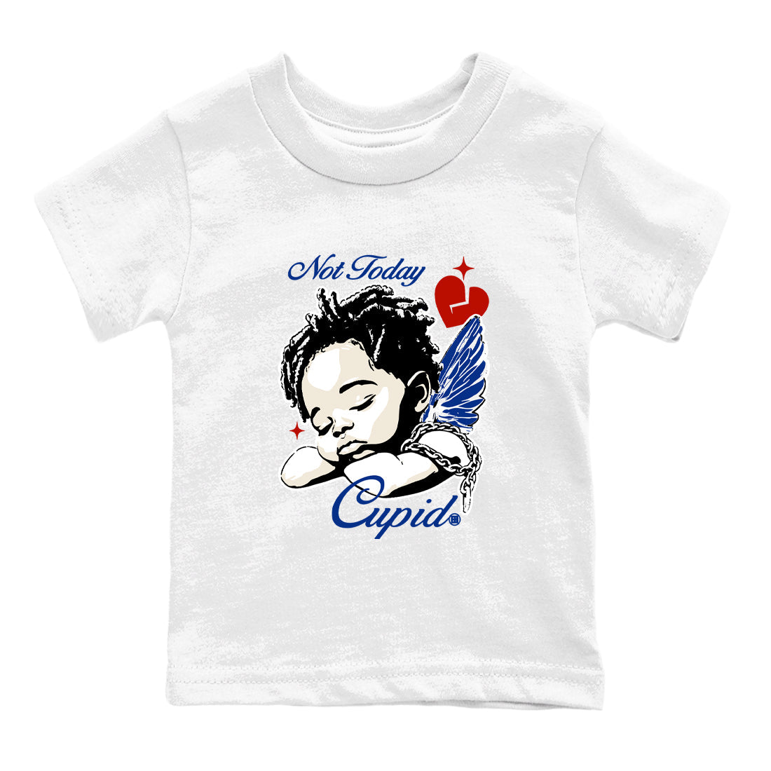 Sneaker Threads – Sneaker Tees To Match Air Jordan 11 Rare Air – Not Today Cupid Youth Graphic Tee White 2. Perfect for Jordan releases 2025 colorways.