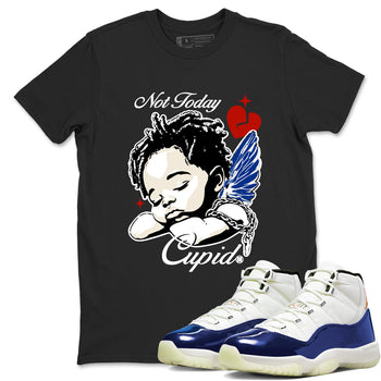 Sneaker Threads – Sneaker Tees To Match Air Jordan 11 Rare Air – Not Today Cupid Graphic Tee Black 1. Perfect for Jordan releases 2025 colorways.
