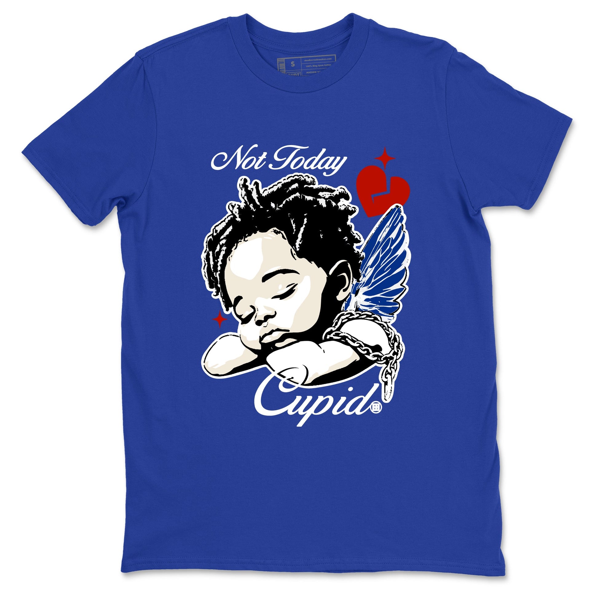 Sneaker Threads – Sneaker Tees To Match Air Jordan 11 Rare Air – Not Today Cupid Graphic Tee Royal Blue 2. Perfect for Jordan releases 2025 colorways.