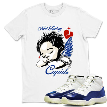 Sneaker Threads – Sneaker Tees To Match Air Jordan 11 Rare Air – Not Today Cupid Graphic Tee White 1. Perfect for Jordan releases 2025 colorways.