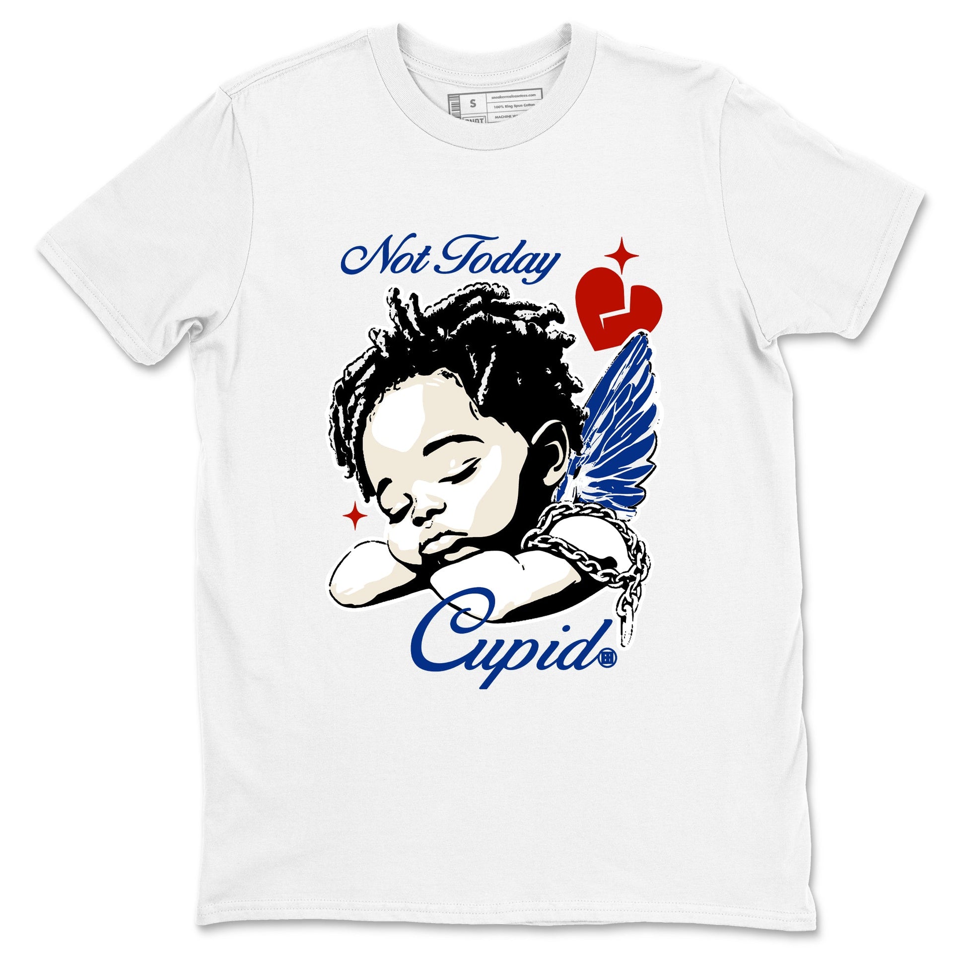 Sneaker Threads – Sneaker Tees To Match Air Jordan 11 Rare Air – Not Today Cupid Graphic Tee White 2. Perfect for Jordan releases 2025 colorways.