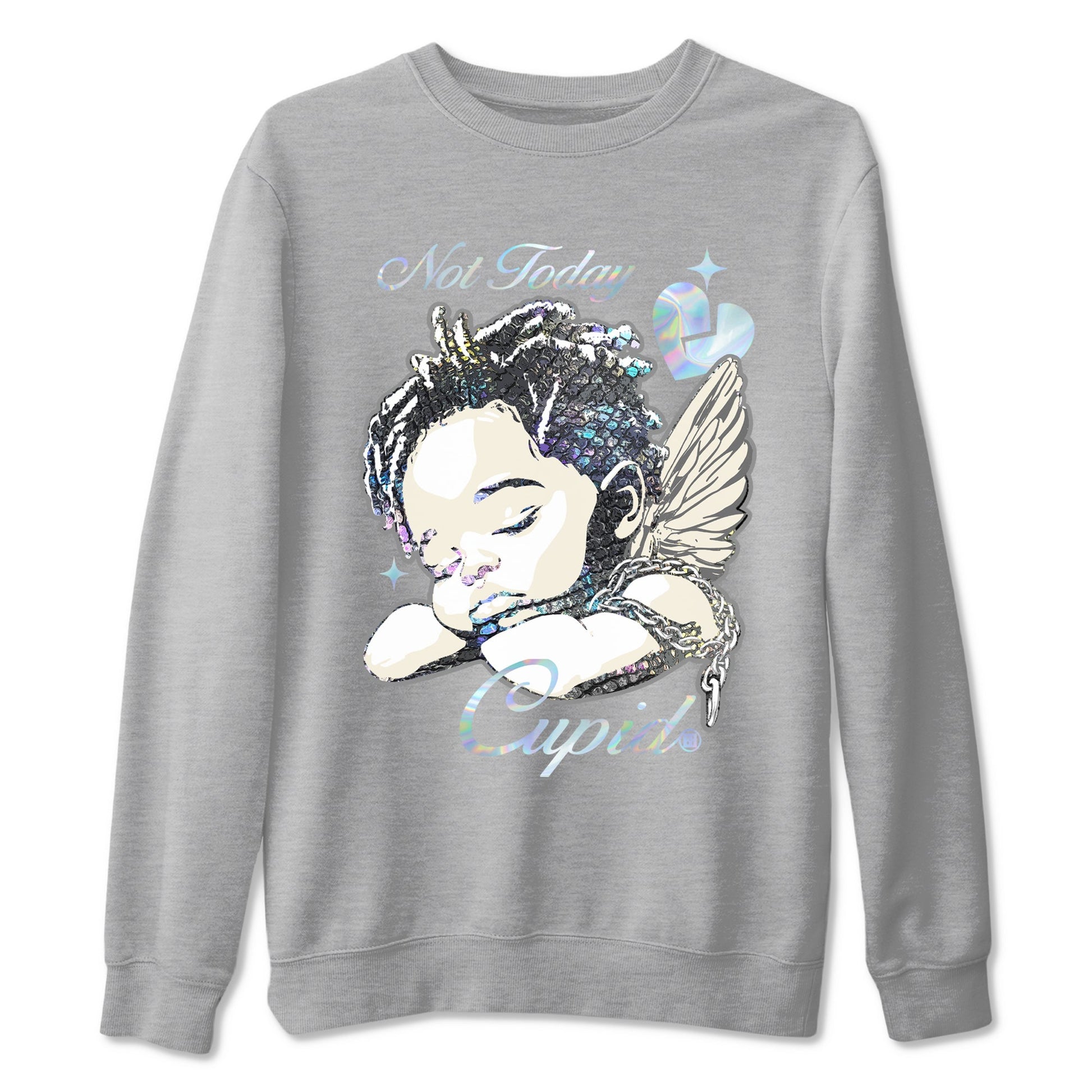 Jordan 11 Low Snake shirts to match jordans Not Today Cupid sneaker match tees Air Jordan 11 Year Of The Snake best t shirts to wear with jordans SNRT Sneaker Tees unisex cotton Heather Grey 2 shirts