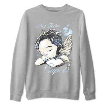 Jordan 11 Low Snake shirts to match jordans Not Today Cupid sneaker match tees Air Jordan 11 Year Of The Snake best t shirts to wear with jordans SNRT Sneaker Tees unisex cotton Heather Grey 2 shirts
