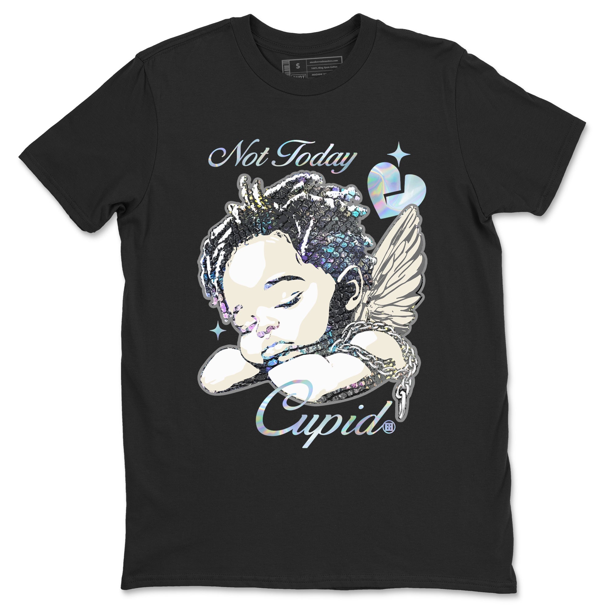 Jordan 11 Low Snake shirts to match jordans Not Today Cupid sneaker match tees Air Jordan 11 Year Of The Snake best t shirts to wear with jordans SNRT Sneaker Tees unisex cotton Black 2 shirts