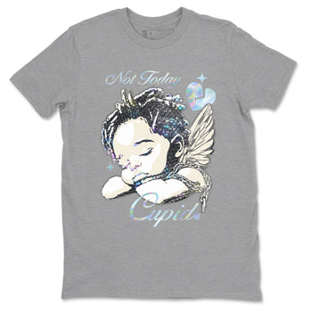 Jordan 11 Low Snake shirts to match jordans Not Today Cupid sneaker match tees Air Jordan 11 Year Of The Snake best t shirts to wear with jordans SNRT Sneaker Tees unisex cotton Heather Grey 2 shirts