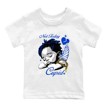 12s Retro Blueberry shirts to match jordans Not Today Cupid sneaker match tees Air Jordan 12 Blueberry best t shirts to wear with jordans SNRT Sneaker Tees Youth Baby White 2 tee