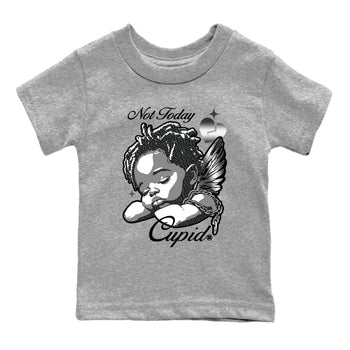 Air Jordan 3 Black Cat shirts to match jordans Not Today Cupid sneaker match tees Jordan 3 Retro Black Cat best t shirts to wear with jordans SNRT Sneaker Tees Youth Baby Heather Grey 2 tee