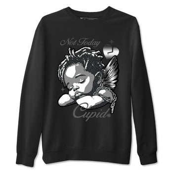 Air Jordan 3 Black Cat shirts to match jordans Not Today Cupid sneaker match tees Jordan 3 Retro Black Cat best t shirts to wear with jordans SNRT Sneaker Tees unisex cotton Black 2 shirts