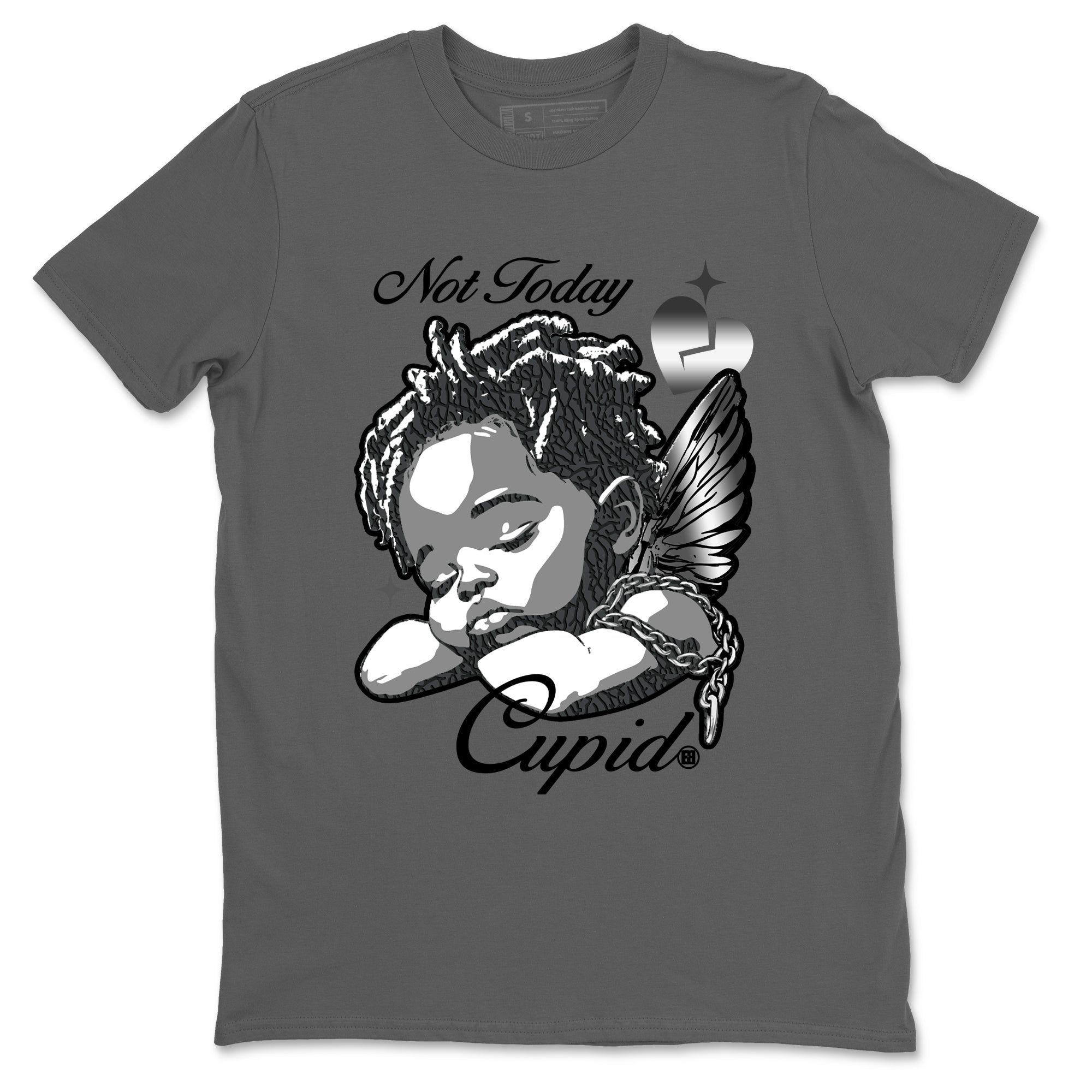 Air Jordan 3 Black Cat shirts to match jordans Not Today Cupid sneaker match tees Jordan 3 Retro Black Cat best t shirts to wear with jordans SNRT Sneaker Tees unisex cotton Cool Grey 2 shirts