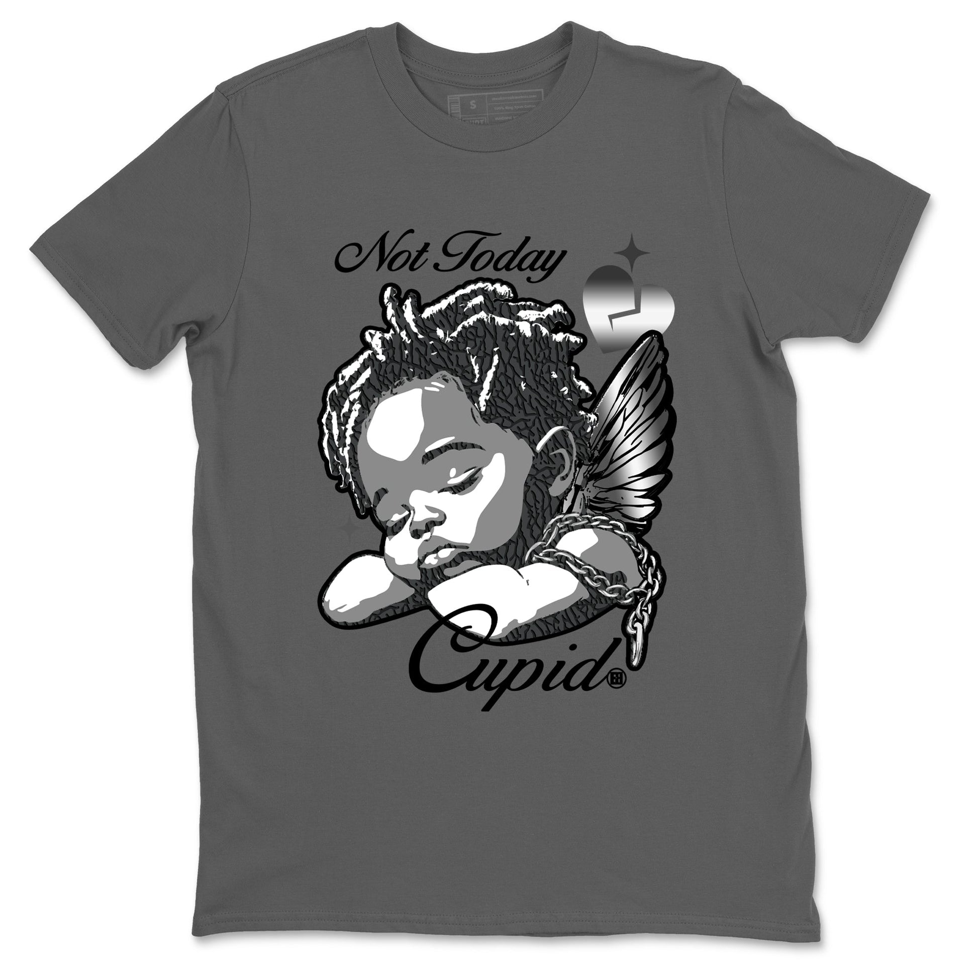 Air Jordan 3 Black Cat shirts to match jordans Not Today Cupid sneaker match tees Jordan 3 Retro Black Cat best t shirts to wear with jordans SNRT Sneaker Tees unisex cotton Cool Grey 2 shirts
