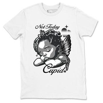 Air Jordan 3 Black Cat shirts to match jordans Not Today Cupid sneaker match tees Jordan 3 Retro Black Cat best t shirts to wear with jordans SNRT Sneaker Tees unisex cotton White 2 shirts