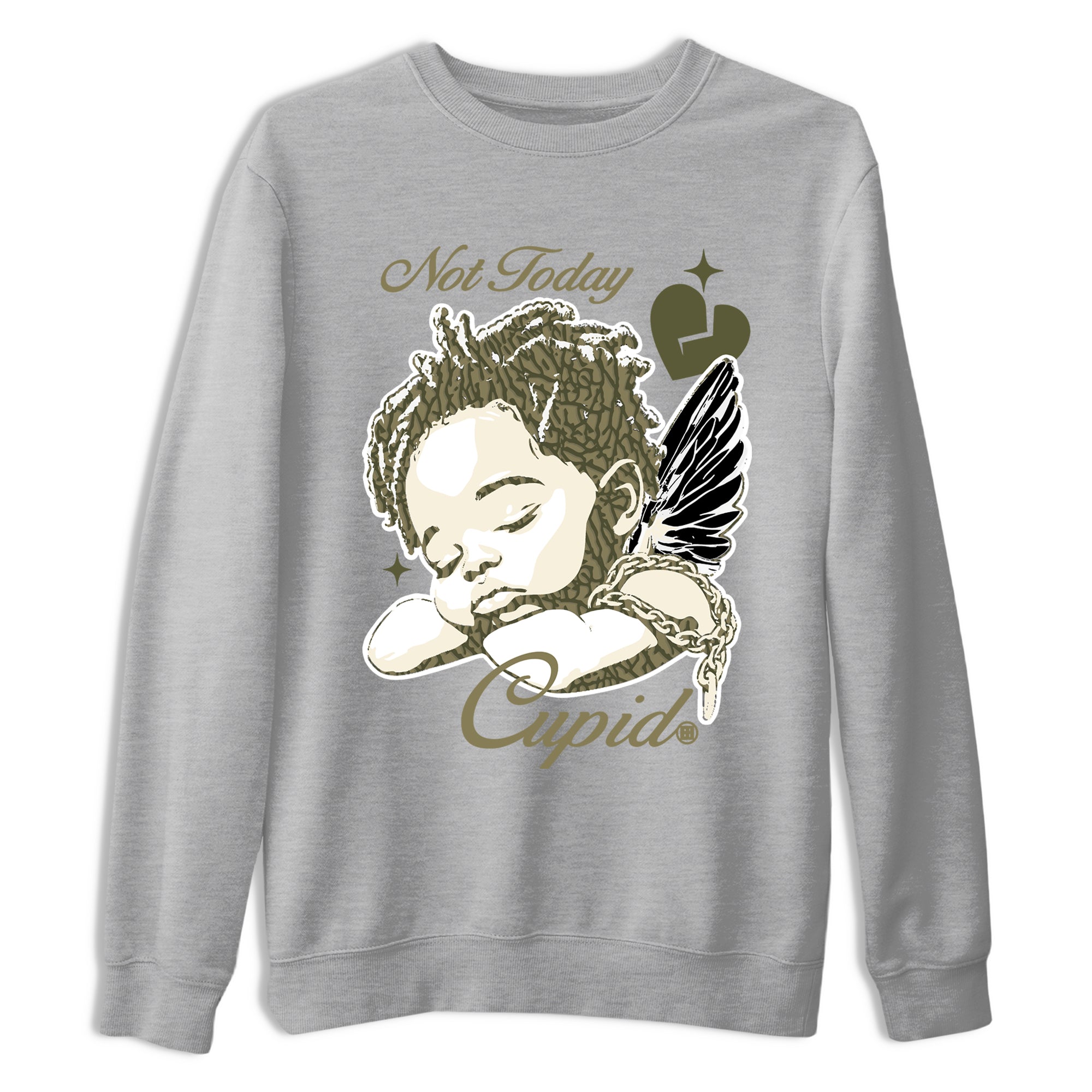 Sneaker Threads – Sneaker Threads To Match Air Jordan 3 Family Affair Shoes – Not Today Cupid Tee Heather Grey 2