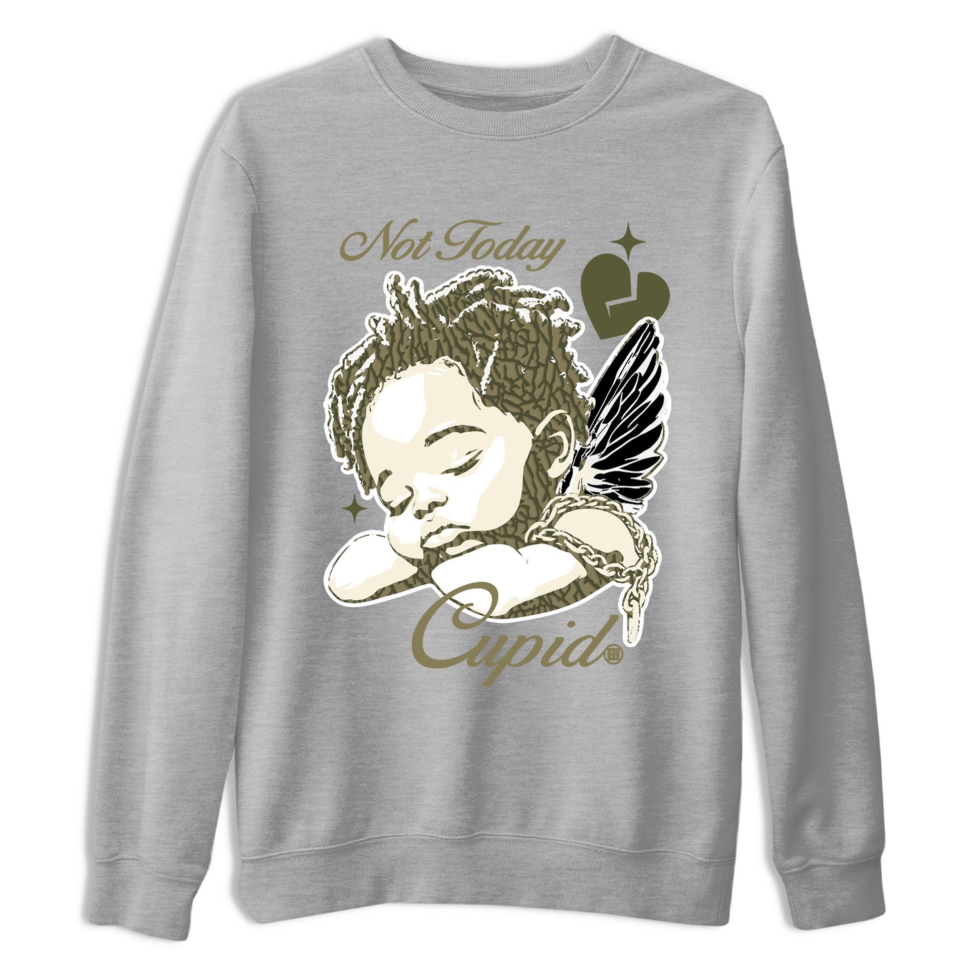 Sneaker Threads – Sneaker Threads To Match Air Jordan 3 Family Affair Shoes – Not Today Cupid Tee Heather Grey 2