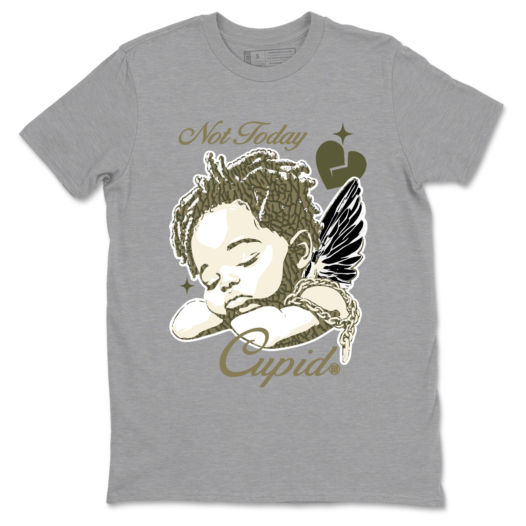 Sneaker Threads – Sneaker Threads To Match Air Jordan 3 Family Affair Shoes – Not Today Cupid Tee Heather Grey 2