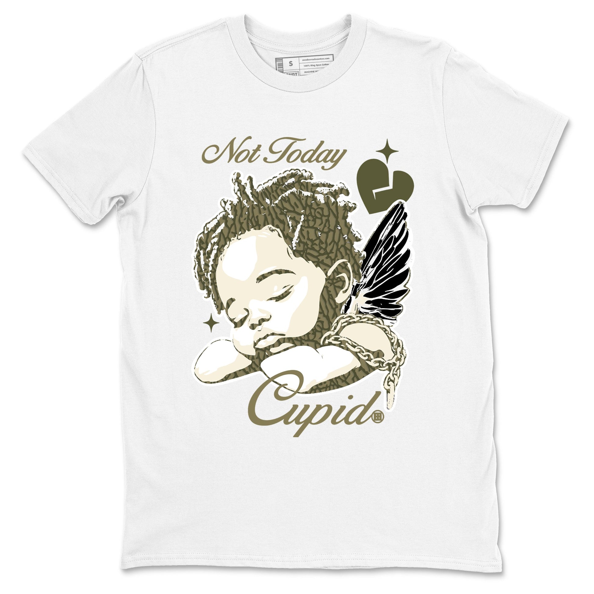 Sneaker Threads – Sneaker Threads To Match Air Jordan 3 Family Affair Shoes – Not Today Cupid Tee White 2
