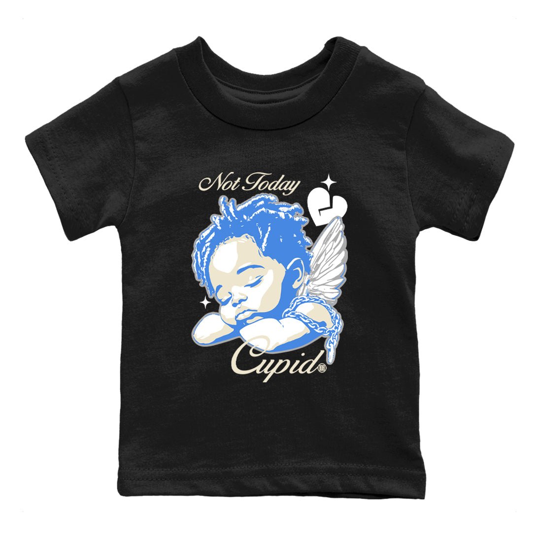 Air Jordan 3 Lucky Shorts shirts to match jordans Not Today Cupid sneaker match tees Air Jordan 3 Retro Lucky Shorts match shoes to clothes SNRT Sneaker Tees Youth Baby Black 2 tee