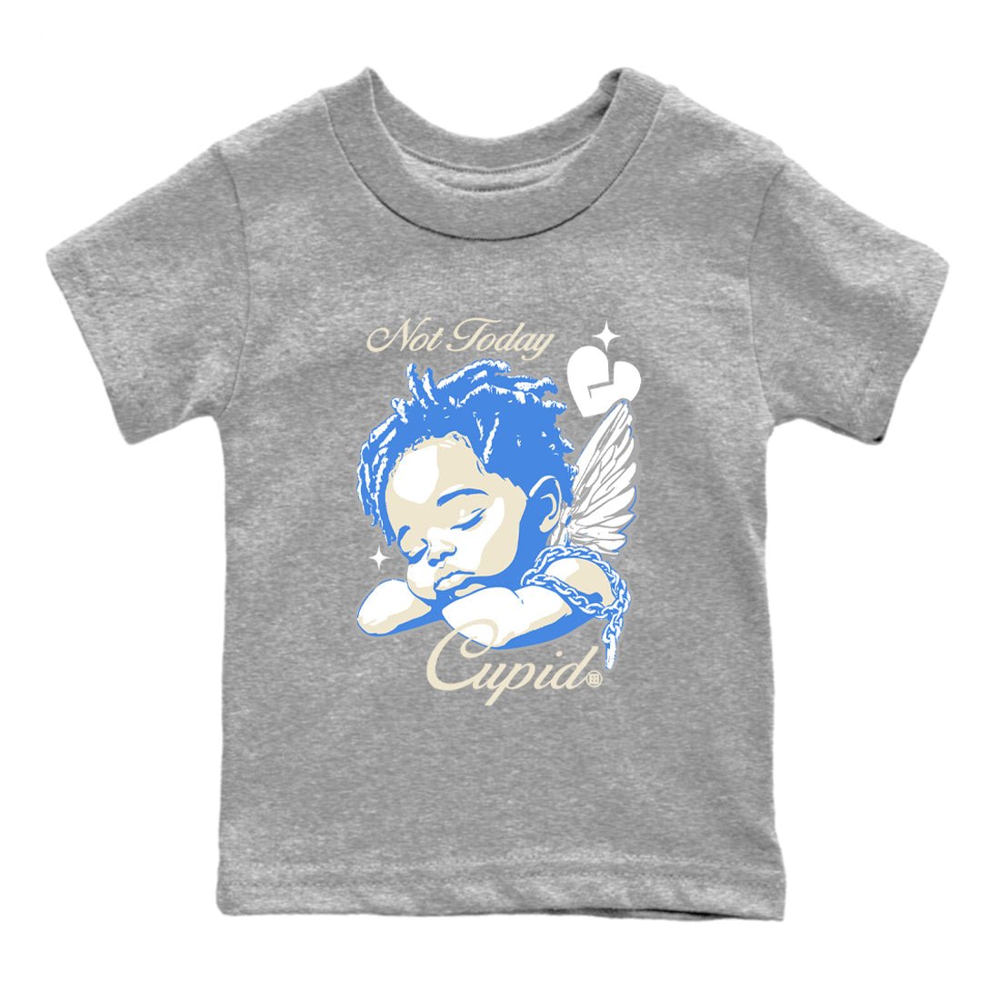 Air Jordan 3 Lucky Shorts shirts to match jordans Not Today Cupid sneaker match tees Air Jordan 3 Retro Lucky Shorts match shoes to clothes SNRT Sneaker Tees Youth Baby Heather Grey 2 tee
