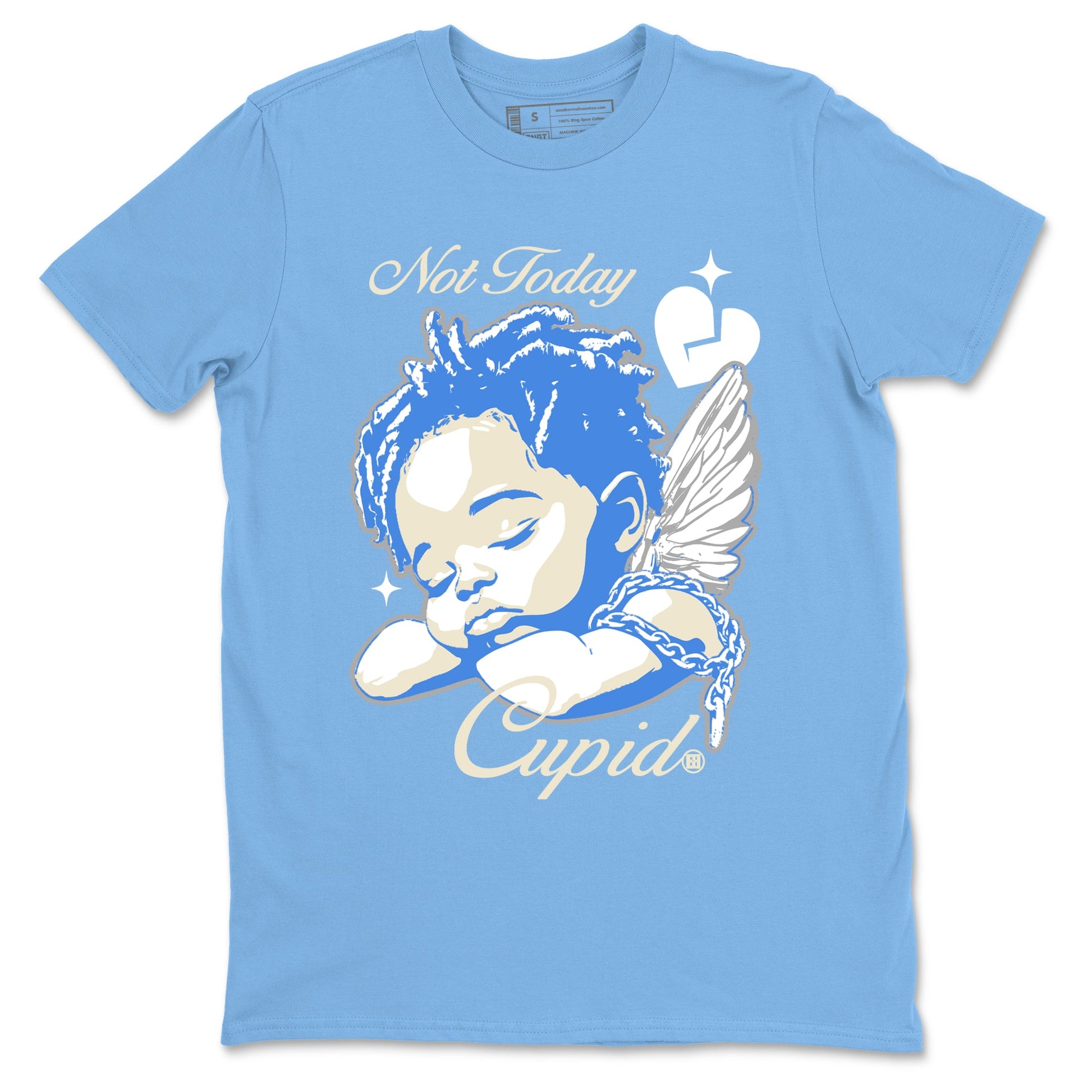 Air Jordan 3 Lucky Shorts shirts to match jordans Not Today Cupid sneaker match tees Air Jordan 3 Retro Lucky Shorts match shoes to clothes SNRT Sneaker Tees unisex cotton Carolina Blue 2 shirts