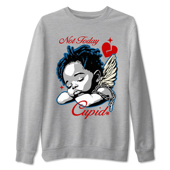 AJ3 Rare Air Graphic shirts Not Today Cupid shirts Air Jordan 3 Rare Air best t-shirts to wear with jordans SNRT Sneaker Tees unisex cotton Heather Grey 2 shirts