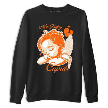 Not Today Cupid sneaker match t-shirt styled to complete your fit with the Air Jordan 3 Starfish sneakers, shown in Black 2.