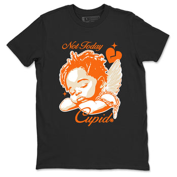 Not Today Cupid sneaker match t-shirt styled to complete your fit with the Air Jordan 3 Starfish sneakers, shown in Black 2.