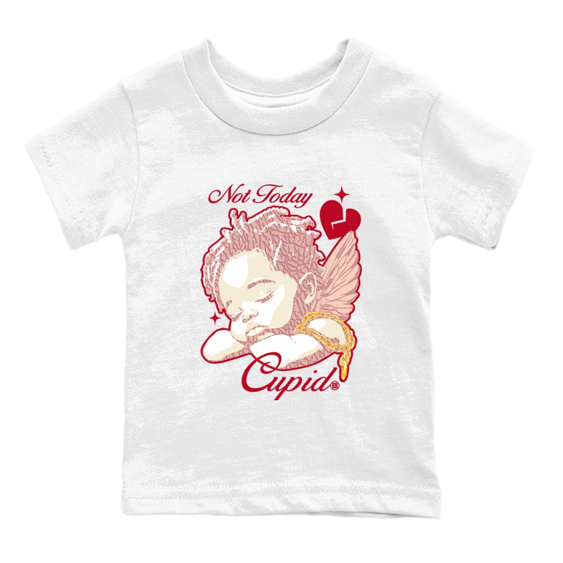 Air Jordan 3 "Treat Yourself" Washed Coral shirts to Special Valentine's Day Not Today Cupid sneaker match tees Jordan 3 Valentine's Day best t shirts to wear with jordans SNRT Sneaker Tees Youth Baby White 2 tee